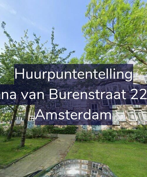 Foto gevel Huurpuntentelling voor Anna van Burenstraat 22-H, Amsterdam