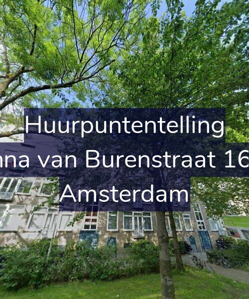 Foto gevel Huurpuntentelling voor Anna van Burenstraat 16-1, Amsterdam
