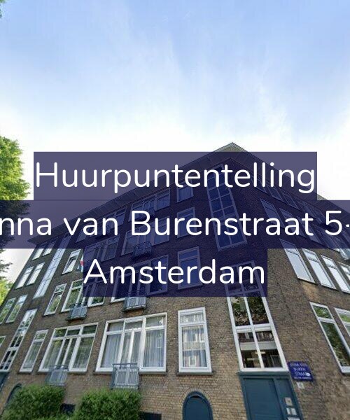 Foto gevel Huurpuntentelling voor Anna van Burenstraat 5-2, Amsterdam