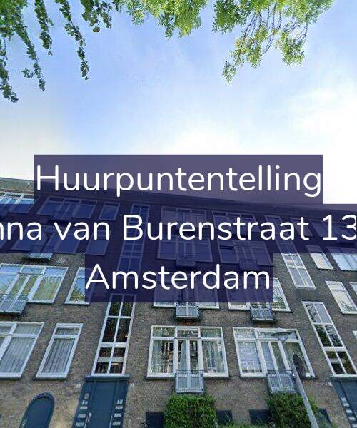 Foto gevel Huurpuntentelling voor Anna van Burenstraat 13-2, Amsterdam