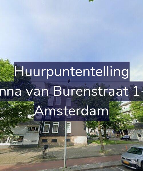 Foto gevel Huurpuntentelling voor Anna van Burenstraat 1-1, Amsterdam