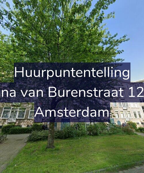 Foto gevel Huurpuntentelling voor Anna van Burenstraat 12-H, Amsterdam