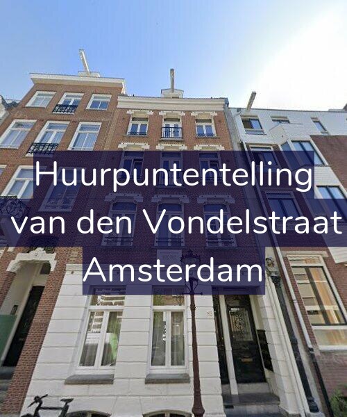 Foto gevel Huurpuntentelling voor Anna van den Vondelstraat 15-E, Amsterdam