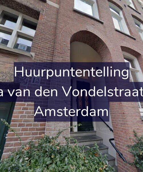 Foto gevel Huurpuntentelling voor Anna van den Vondelstraat 3-H, Amsterdam