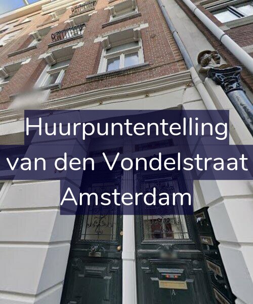 Foto gevel Huurpuntentelling voor Anna van den Vondelstraat 15-A, Amsterdam