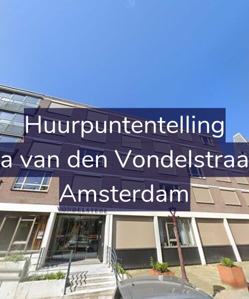 Foto gevel Huurpuntentelling voor Anna van den Vondelstraat 30, Amsterdam