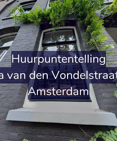 Foto gevel Huurpuntentelling voor Anna van den Vondelstraat 5-1, Amsterdam