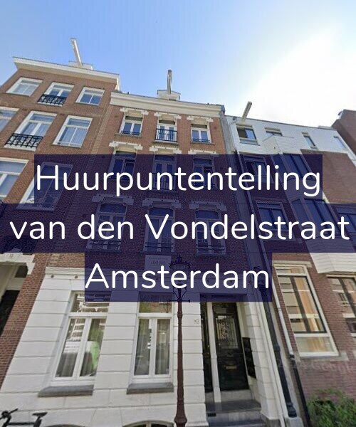 Foto gevel Huurpuntentelling voor Anna van den Vondelstraat 15-B, Amsterdam
