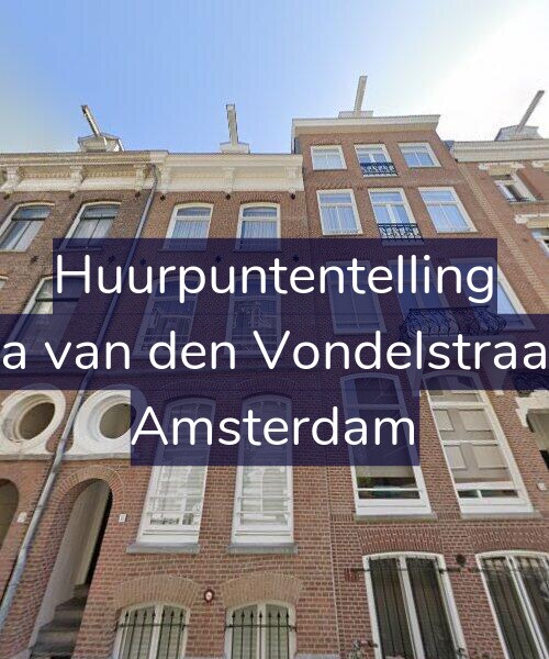 Foto gevel Huurpuntentelling voor Anna van den Vondelstraat 11, Amsterdam