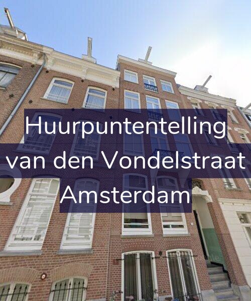 Foto gevel Huurpuntentelling voor Anna van den Vondelstraat 13-D, Amsterdam