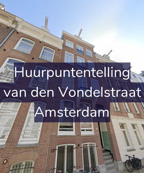 Foto gevel Huurpuntentelling voor Anna van den Vondelstraat 13-A, Amsterdam