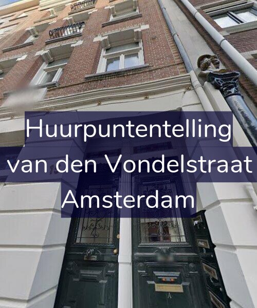 Foto gevel Huurpuntentelling voor Anna van den Vondelstraat 15-C, Amsterdam