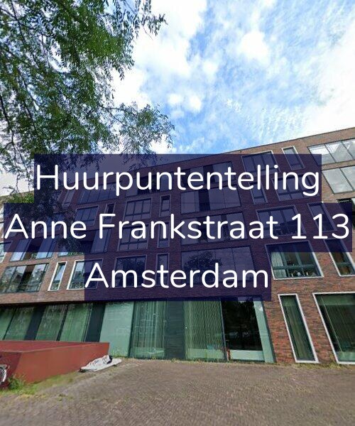 Foto gevel Huurpuntentelling voor Anne Frankstraat 113, Amsterdam