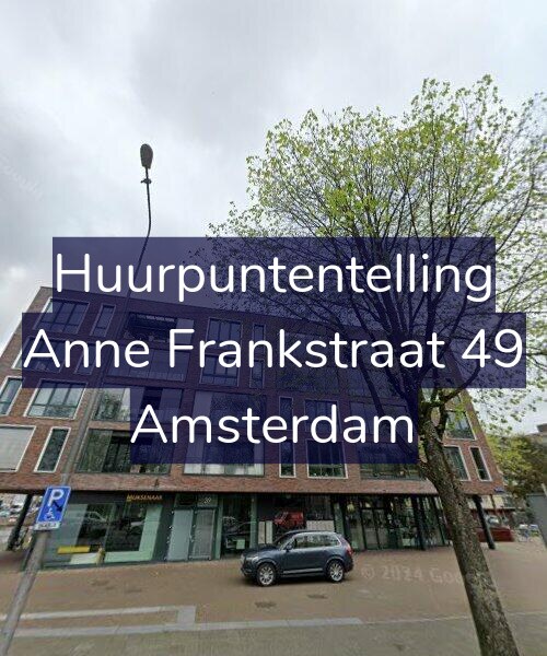 Foto gevel Huurpuntentelling voor Anne Frankstraat 49, Amsterdam