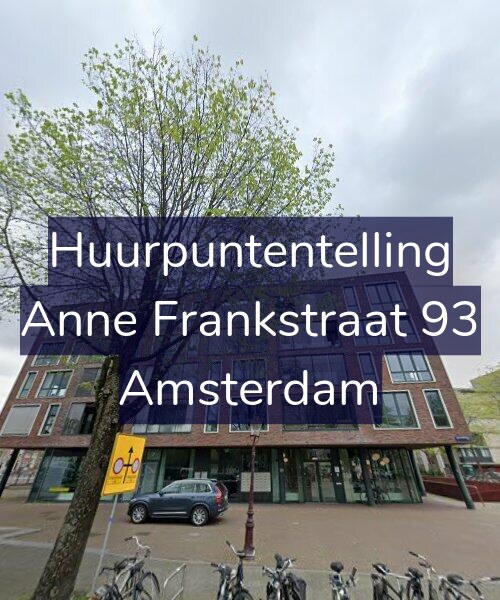 Foto gevel Huurpuntentelling voor Anne Frankstraat 93, Amsterdam