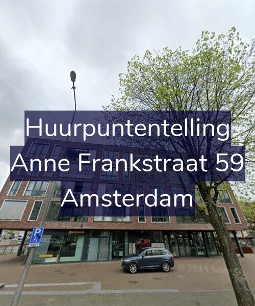 Foto gevel Huurpuntentelling voor Anne Frankstraat 59, Amsterdam