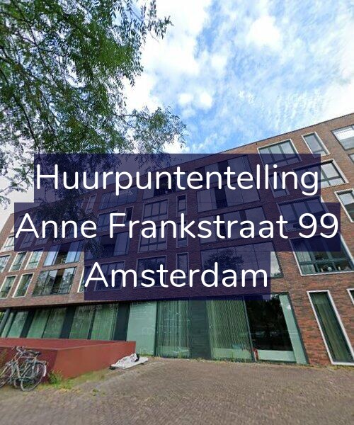 Foto gevel Huurpuntentelling voor Anne Frankstraat 99, Amsterdam