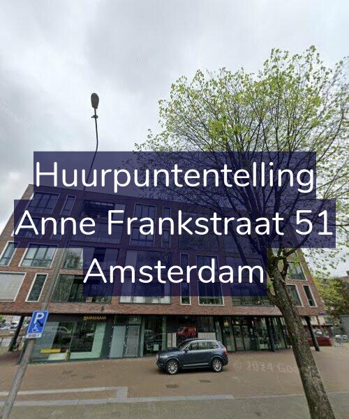 Foto gevel Huurpuntentelling voor Anne Frankstraat 51, Amsterdam