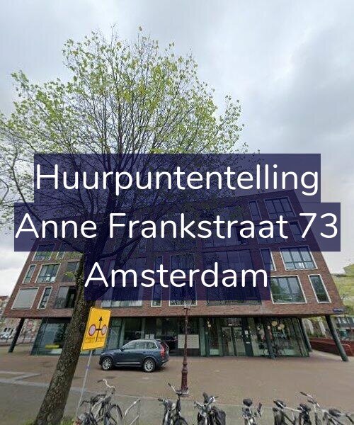 Foto gevel Huurpuntentelling voor Anne Frankstraat 73, Amsterdam