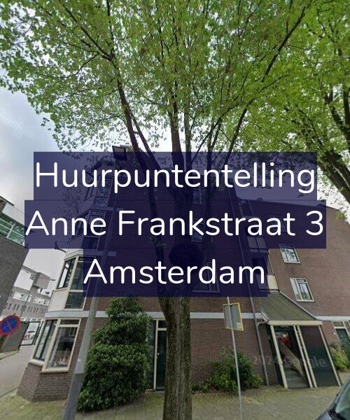 Foto gevel Huurpuntentelling voor Anne Frankstraat 3, Amsterdam