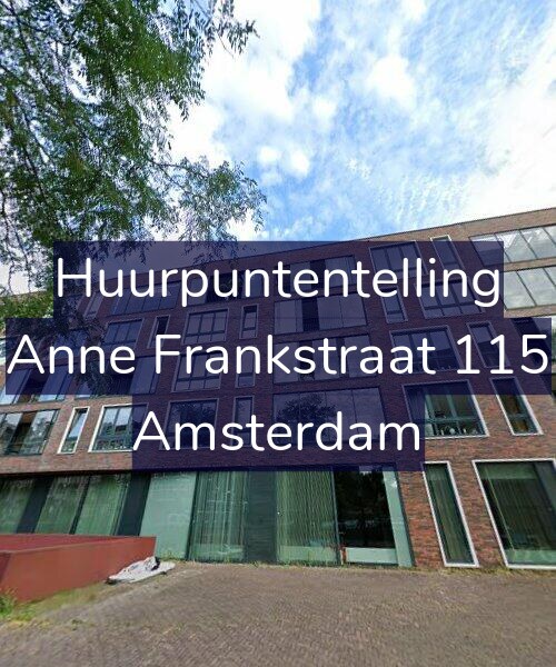 Foto gevel Huurpuntentelling voor Anne Frankstraat 115, Amsterdam