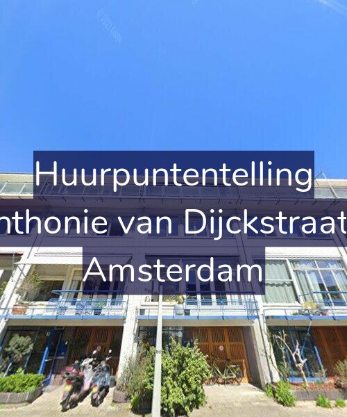 Foto gevel Huurpuntentelling voor Anthonie van Dijckstraat 8, Amsterdam