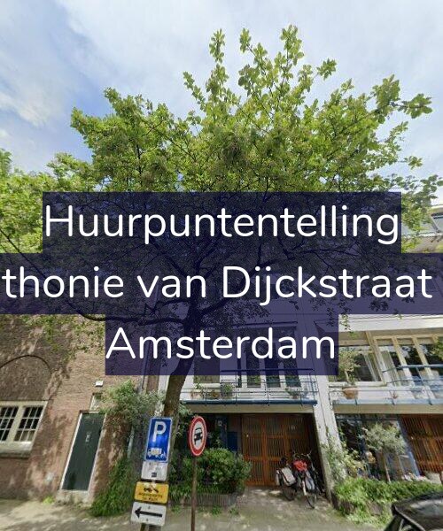 Foto gevel Huurpuntentelling voor Anthonie van Dijckstraat 12, Amsterdam