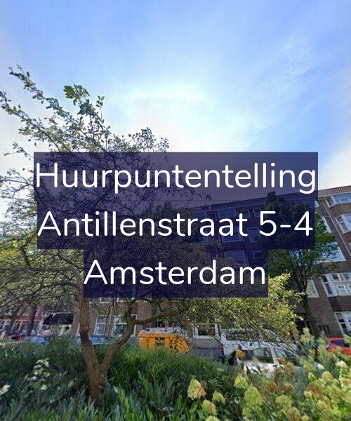 Foto gevel Huurpuntentelling voor Antillenstraat 5-4, Amsterdam