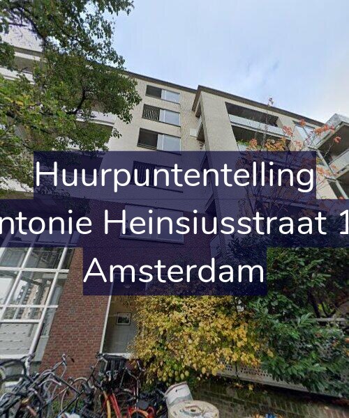 Foto gevel Huurpuntentelling voor Antonie Heinsiusstraat 14, Amsterdam
