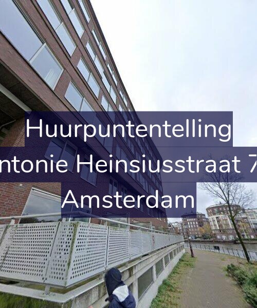 Foto gevel Huurpuntentelling voor Antonie Heinsiusstraat 74, Amsterdam