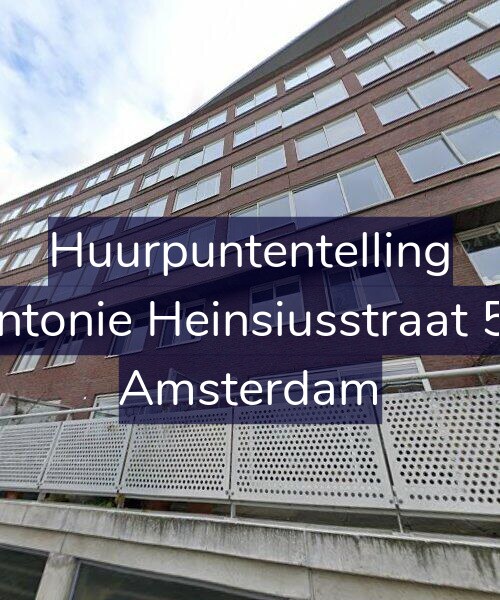 Foto gevel Huurpuntentelling voor Antonie Heinsiusstraat 54, Amsterdam