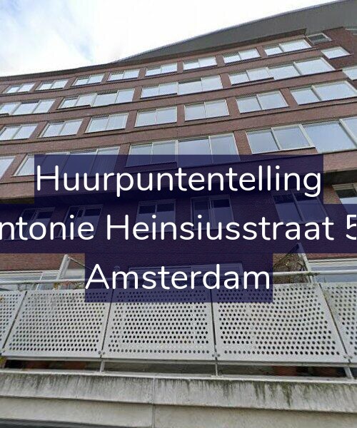 Foto gevel Huurpuntentelling voor Antonie Heinsiusstraat 50, Amsterdam