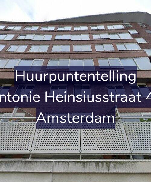 Foto gevel Huurpuntentelling voor Antonie Heinsiusstraat 48, Amsterdam