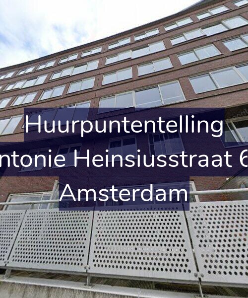Foto gevel Huurpuntentelling voor Antonie Heinsiusstraat 66, Amsterdam