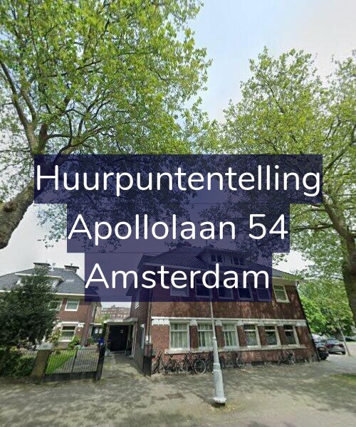 Foto gevel Huurpuntentelling voor Apollolaan 54, Amsterdam