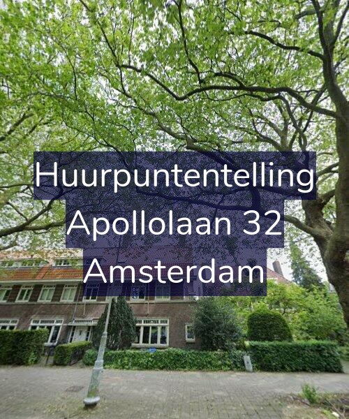 Foto gevel Huurpuntentelling voor Apollolaan 32, Amsterdam