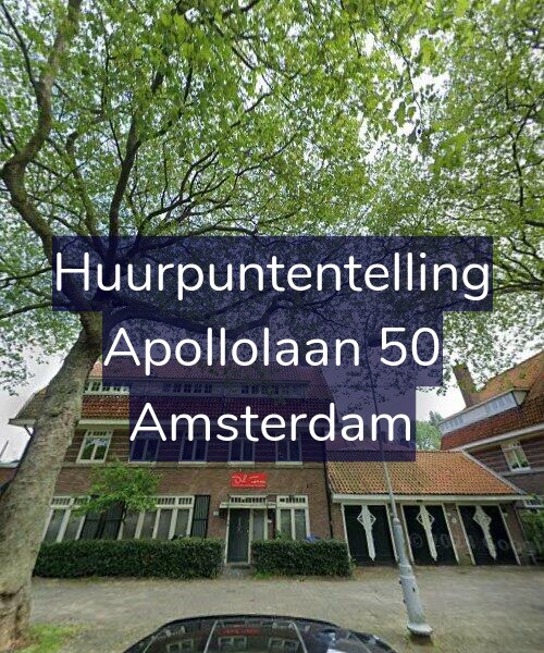 Foto gevel Huurpuntentelling voor Apollolaan 50, Amsterdam