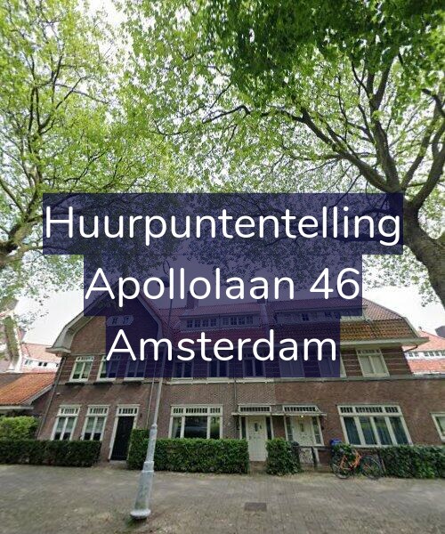 Foto gevel Huurpuntentelling voor Apollolaan 46, Amsterdam