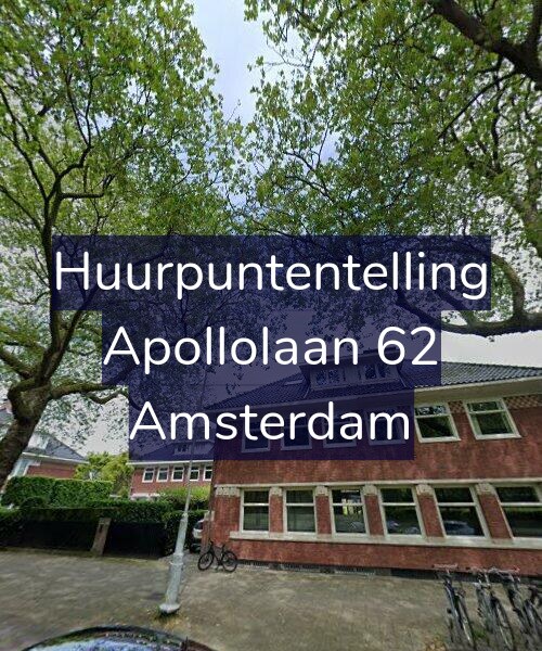 Foto gevel Huurpuntentelling voor Apollolaan 62, Amsterdam