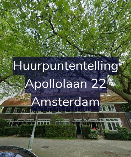 Foto gevel Huurpuntentelling voor Apollolaan 22, Amsterdam
