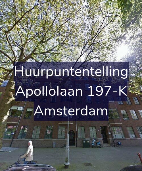 Foto gevel Huurpuntentelling voor Apollolaan 197-K, Amsterdam