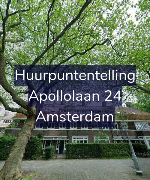 Foto gevel Huurpuntentelling voor Apollolaan 24, Amsterdam