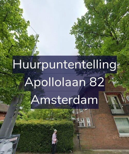 Foto gevel Huurpuntentelling voor Apollolaan 82, Amsterdam