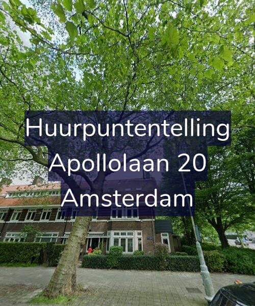 Foto gevel Huurpuntentelling voor Apollolaan 20, Amsterdam