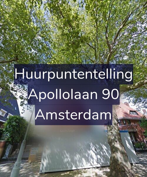 Foto gevel Huurpuntentelling voor Apollolaan 90, Amsterdam