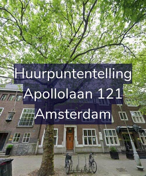 Foto gevel Huurpuntentelling voor Apollolaan 121, Amsterdam