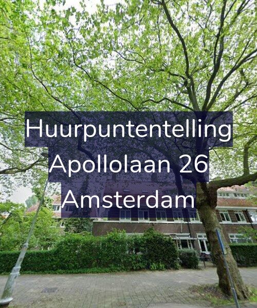 Foto gevel Huurpuntentelling voor Apollolaan 26, Amsterdam