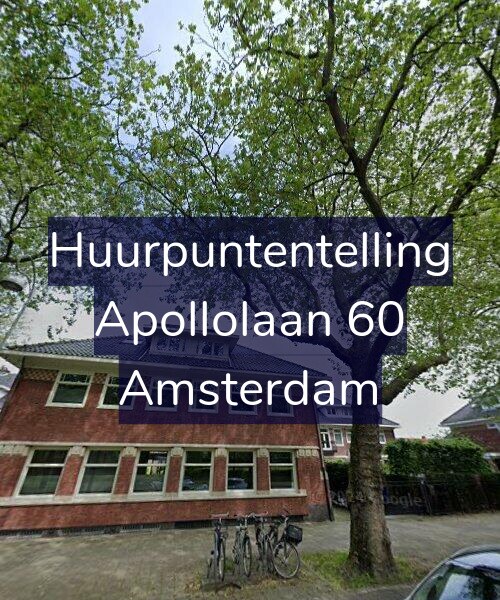 Foto gevel Huurpuntentelling voor Apollolaan 60, Amsterdam