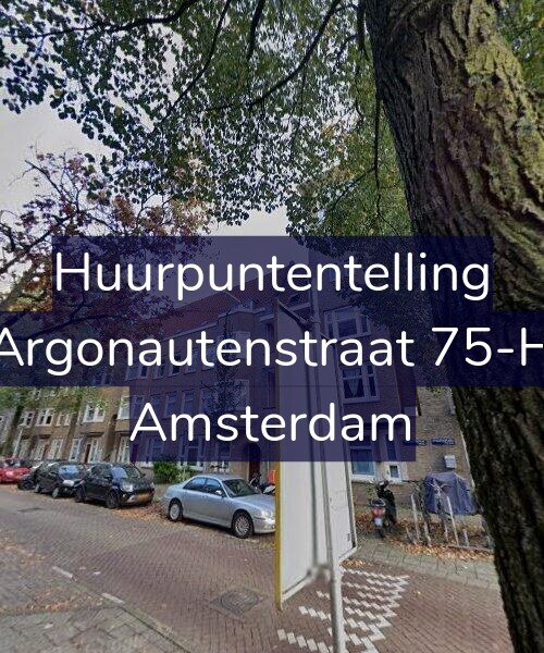 Foto gevel Huurpuntentelling voor Argonautenstraat 75-H, Amsterdam