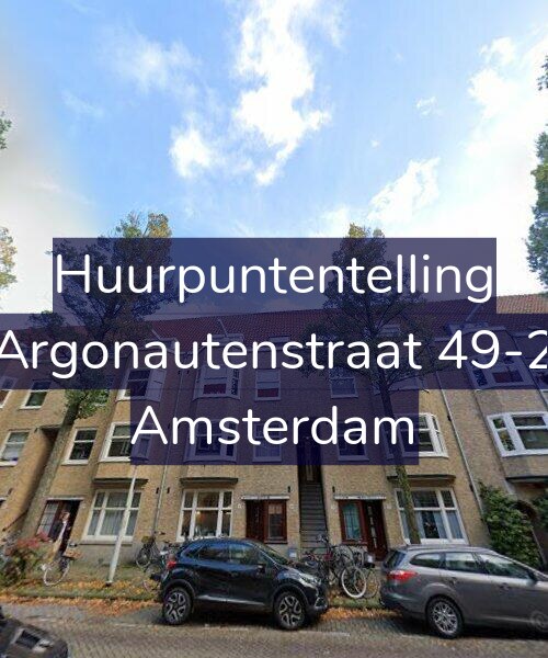 Foto gevel Huurpuntentelling voor Argonautenstraat 49-2, Amsterdam